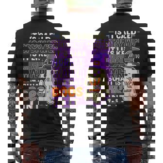 It's Called Spooky Water It's Like Normal Water But Has Boos Men's T-shirt Back Print - Seseable