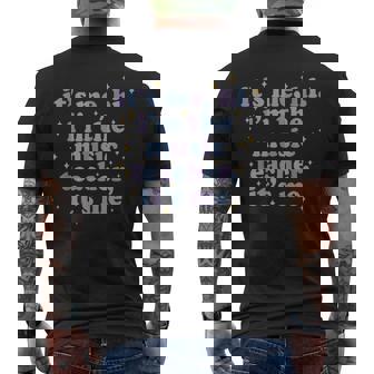 Its Me Hi I'm Music Teacher It's Me Musician Appreciation Men's Back Print T-Shirt | Mazezy