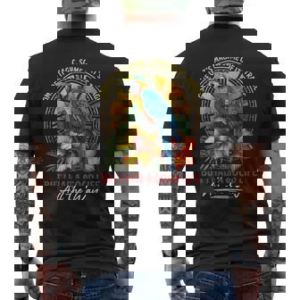 Some Of It's Magic Some Of It's Tragic Parrot Quote Men's T-shirt Back Print | Mazezy