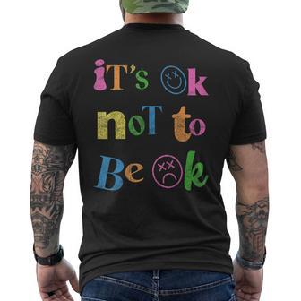 It's Ok Not To Be Ok X Es Ist Okay Nicht Ok Frontal Fun T-Shirt mit Rückendruck - Geschenkecke