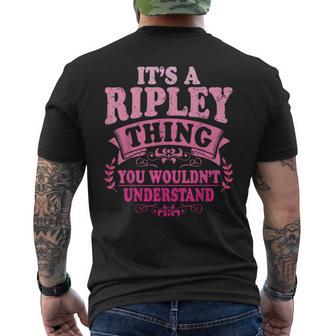 It's A Ripley Thing You Wouldn't Understand Ripley Men's T-shirt Back Print - Thegiftio UK