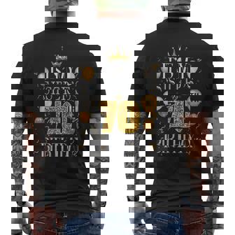 It's My Sister's 70Th Birthday Happy Birthday 70 Years Old Men's T-shirt Back Print | Seseable UK