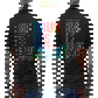 Its Test Day シャツ 学生 モチベーション ポジティブ バイブ メンズTシャツ バックプリント - Kawaiitshirt