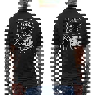 J'aime La Musique House T-shirt imprimé au dos - Cadeauxyz