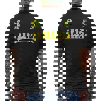 Jamaica 62 2024 年独立記念日ジャマイカ国旗ジャージ 長袖tシャツ メンズTシャツ バックプリント - Kawaiitshirt