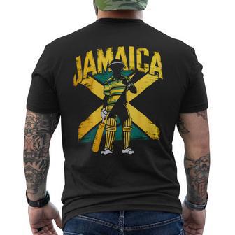 Jamaica Cricket Men's T-shirt Back Print | Mazezy