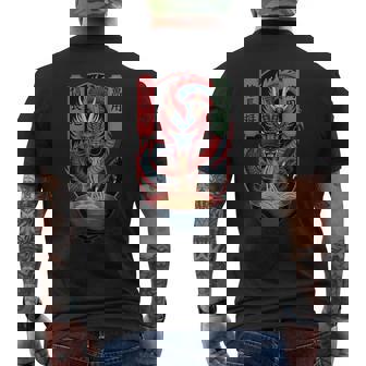 Japon Dragon Ramen Nouilles T-shirt imprimé au dos - Cadeauxyz