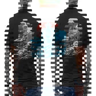 Japonamouraï Tokyo Arts Martiaux Épée Edgy Manche Longue T-shirt imprimé au dos - Cadeauxyz