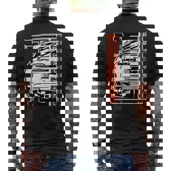 JDM Japan Motorsport Tuning Car Legend 90s Men's Back Print T-Shirt | Mazezy