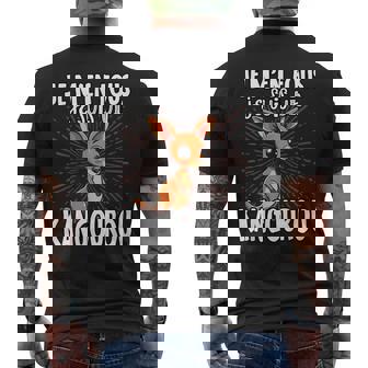 Je M'en Fous Jeuis Un Kangourou Mignon Kangourou T-shirt imprimé au dos - Cadeauxyz