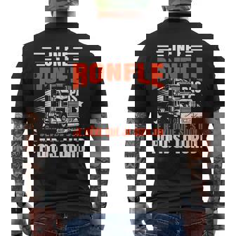 Je Ne Ronfle Pas Je Rêve Jeuis Un Poids Lourd T-shirt imprimé au dos - Cadeauxyz