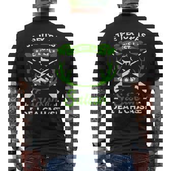 Je Peux Pas C'est Laaison De La Chasse Chasse Chasseur T-shirt imprimé au dos - Cadeauxyz