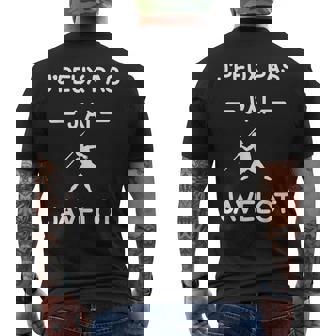 Je Peux Pas J'ai Javelot Humour Athlétisme T-shirt imprimé au dos - Cadeauxyz