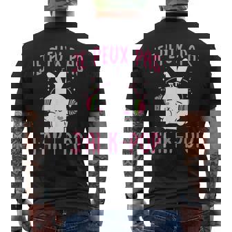 Je Peux Pas J'ai K-Pop Korea Musik Coréen T-shirt imprimé au dos - Cadeauxyz