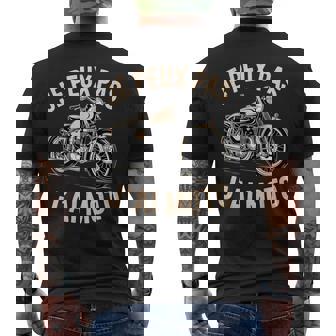 Je Peux Pas J'ai Moto Humour Motard T-shirt imprimé au dos - Cadeauxyz