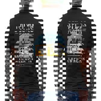 Je Peux Pas J'me Barre En Camping-Car Homme Humour T-shirt imprimé au dos - Cadeauxyz