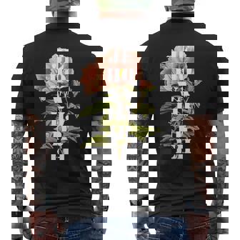 Jehovah Jireh Graphic Christian Jesus Retro Flower Men's T-shirt Back Print | Mazezy