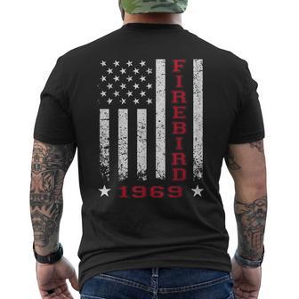 Jersey Style Firebird 69 1969 Old School Muscle Cars Men's T-shirt Back Print - Monsterry