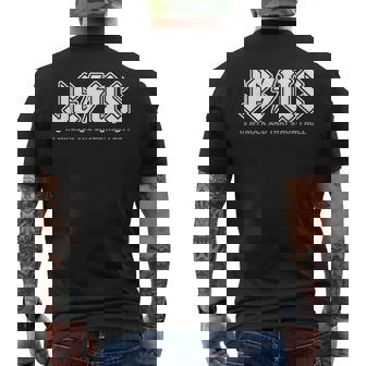 Jesus Is My Rock And That's How I Roll Men's Back Print T-Shirt | Mazezy