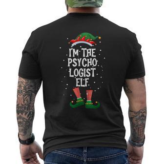 Jeuis Les Psychologues Elf Holiday Dernan Minute Costume T-shirt imprimé au dos - Cadeauxyz