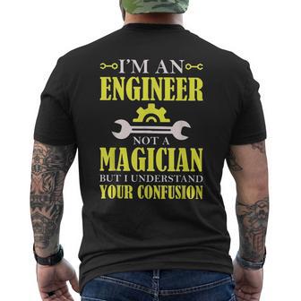 Jeuis Un Ingénieur Pas Un Magicien Je Comprendsotre Confusion T-shirt imprimé au dos - Cadeauxyz