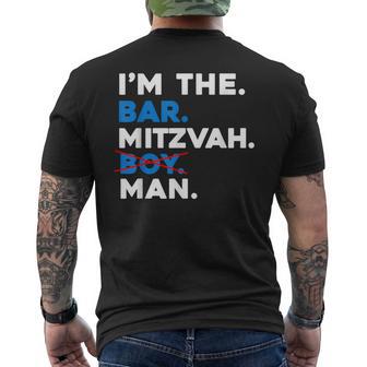 Jewish I'm The Bar Mitzvah Boy Men's T-shirt Back Print - Thegiftio UK