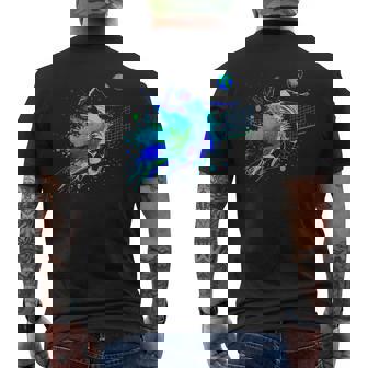 Joueur Deolley-Ball Pour Homme Et Garçon Motif Bleu T-shirt imprimé au dos - Cadeauxyz