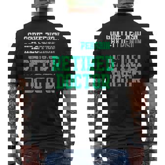 Jubilado Médico Md Adiós Médico Jubilación Camiseta Hombre Estampado Espalda - Regaloses
