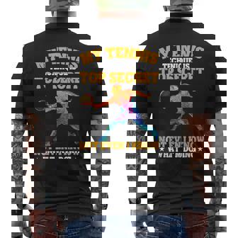 Jugadores De Tenis My Tennis Technique Divertido Tenis Camiseta Hombre Estampado Espalda - Regaloses