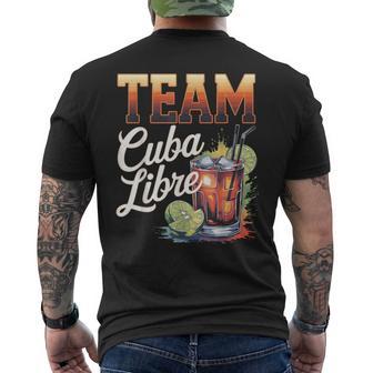 Junggesellinnenabschied Team Cuba Libre Cocktail Für Barkeeper T-Shirt mit Rückendruck - Geschenkecke