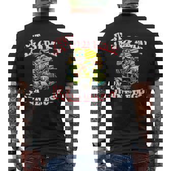 Just An Old Man On a Dune Buggy Vintage Retro Men's Back Print T-Shirt | Mazezy