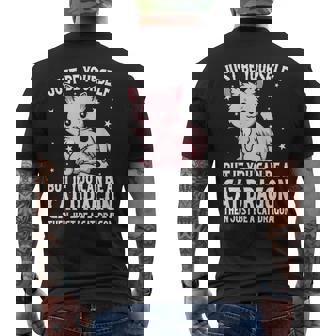 Just Be Yourself But If You Can Be A Cat Dragon Men's T-shirt Back Print - Thegiftio