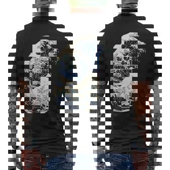 Kanagawa Japonés La Gran Ola Japonesa Ola Camiseta Hombre Estampado Espalda - Regaloses
