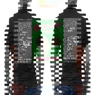 Karaoke Party Cute Sing And Singing For Performer Men's Back Print T-Shirt | Mazezy