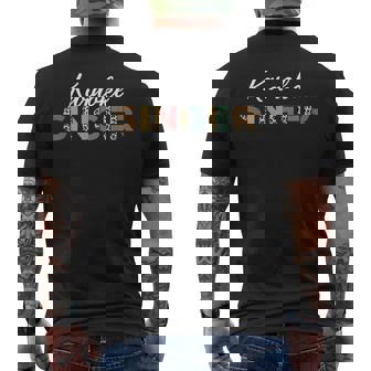 Karaoke Singer Leopard Pattern Apparel Karaoke Sing-Along Men's Back Print T-Shirt | Mazezy