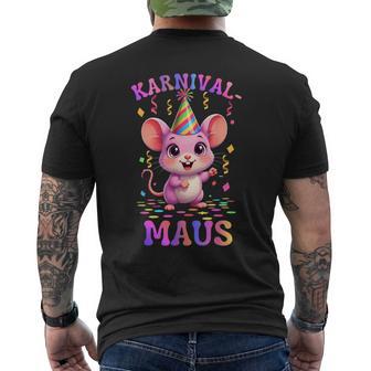 Karnevalsmausüßes Faschings-Motiv Für Familie T-Shirt mit Rückendruck - Geschenkecke