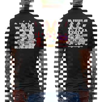 Kawaii Conejos Té Con Lecheideo Game Gamer Donut Conejo Camiseta Hombre Estampado Espalda - Regaloses