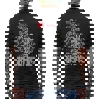 King Pong Table Tennis Lover Ping Pong Player Men's Back Print T-Shirt | Mazezy