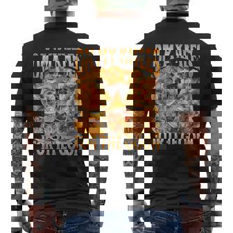 On My Knees For The-Goon Bootleg Crab Rangoon Meme Men's T-shirt Back Print | Seseable CA