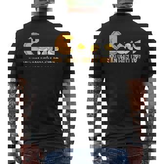 You Know Why I'm Here Deviled Egg Thanksgiving Pumpkin Pie Men's T-shirt Back Print - Thegiftio