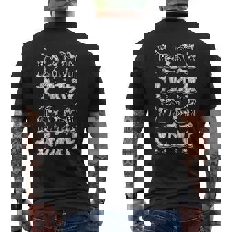 Koko The Clown Ghost Spooky Dance Men's T-shirt Back Print - Thegiftio