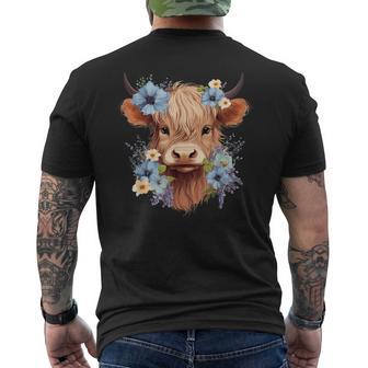 Kuh Hochlandkuh Kuh Kostüm Hochlandrind Highland Kuh T-Shirt mit Rückendruck - Geschenkecke