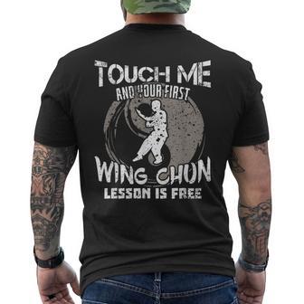 Kung Fu Kampfkunst Kampfsport Für Wing Chun T-Shirt mit Rückendruck - Geschenkecke