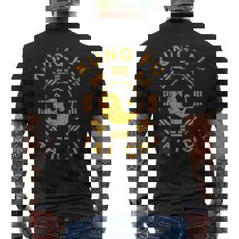 Kung Fu Tai Chi Martial Arts Training Men's Back Print T-Shirt | Mazezy