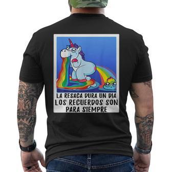 La Resaca Dura Un Día Resaca De Alcohol Bebedor De Alcohol Camiseta Hombre Estampado Espalda - Regaloses