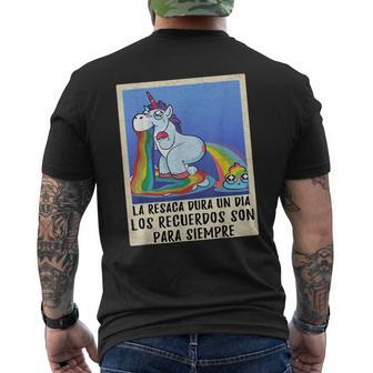 La Resaca Dura Un Día Resaca De Alcohol Bebedor De Alcohol Camiseta Hombre Estampado Espalda - Regaloses