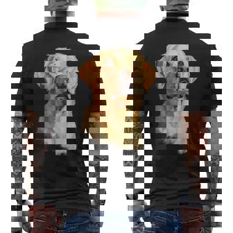 Labrador Retriever Dog Motif Pet Labrador Retriever Men's T-shirt Back Print - Thegiftio