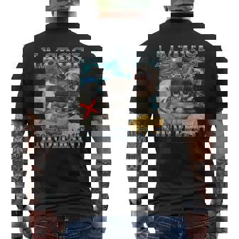 Lactose Intolerant Silly Cat Meme Saying Cats Animals Men's T-shirt Back Print - Monsterry