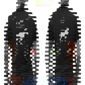 L'âne M'appelle Idée Cadeau Cheval Drôle T-shirt imprimé au dos - Cadeauxyz