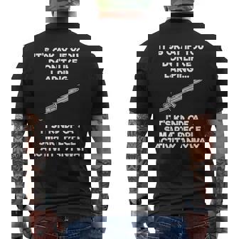 LARPing Smart LARP T-Shirt Men's Back Print T-Shirt | Mazezy